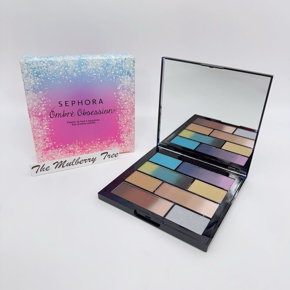 Sephora Ombré Obsession Eye Shadow Palette Limited Edition Green Blue Neutral